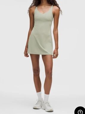 LULULEMON Align Dress in Fog green